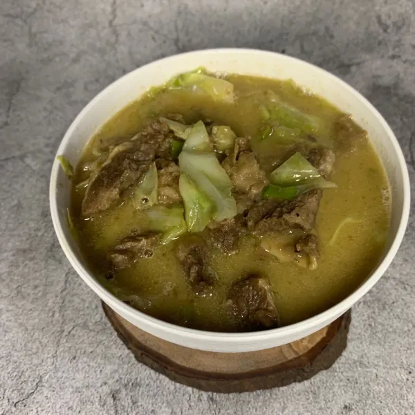 Koreksi rasa dan siap disajikan.