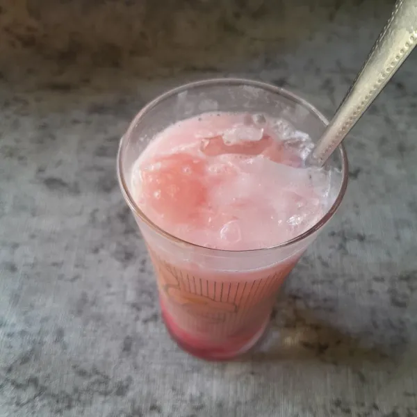 Aduk dahulu sebelum di nikmati.