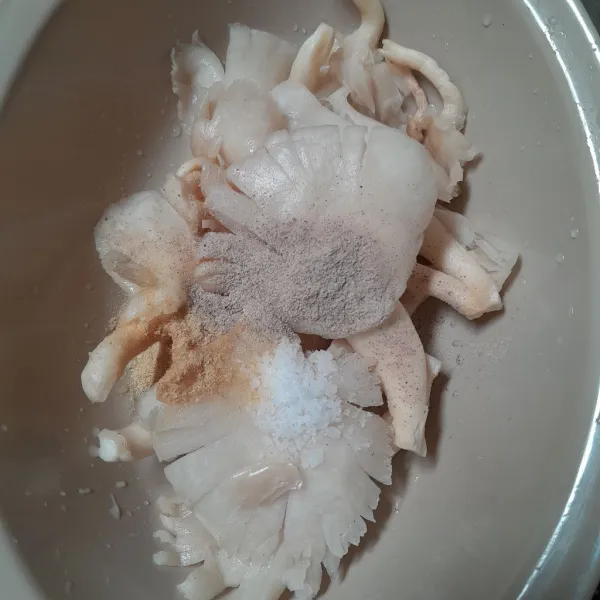 Tambahkan bumbu seasoning.