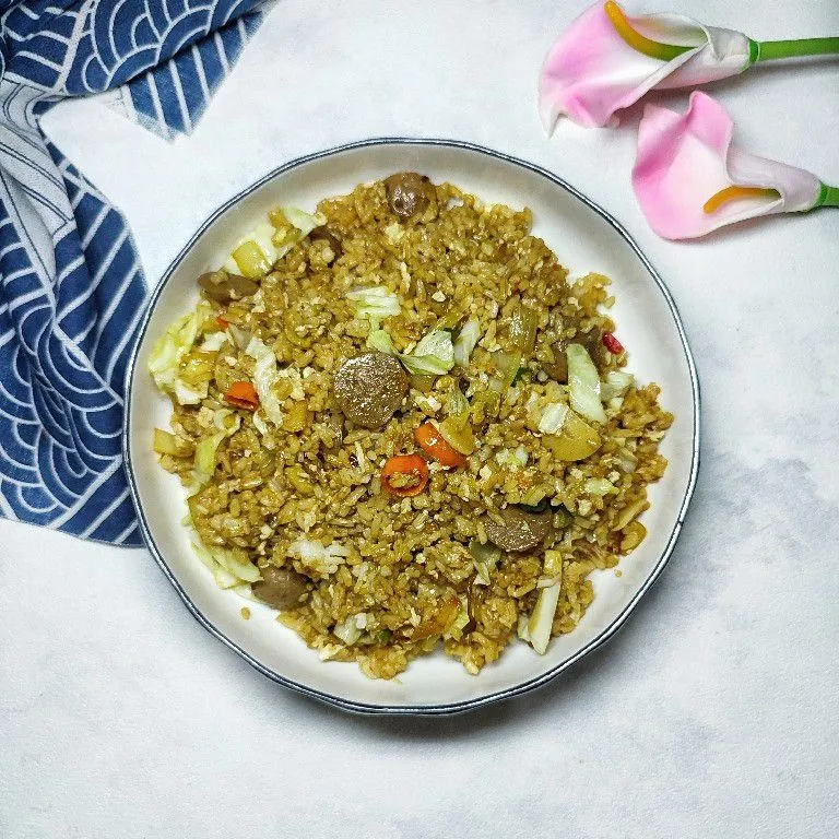 Nasi Goreng Bakso Manis Pedas