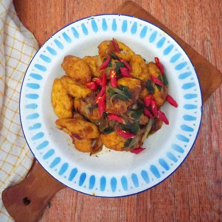 Tahu Remas Pedas Manis