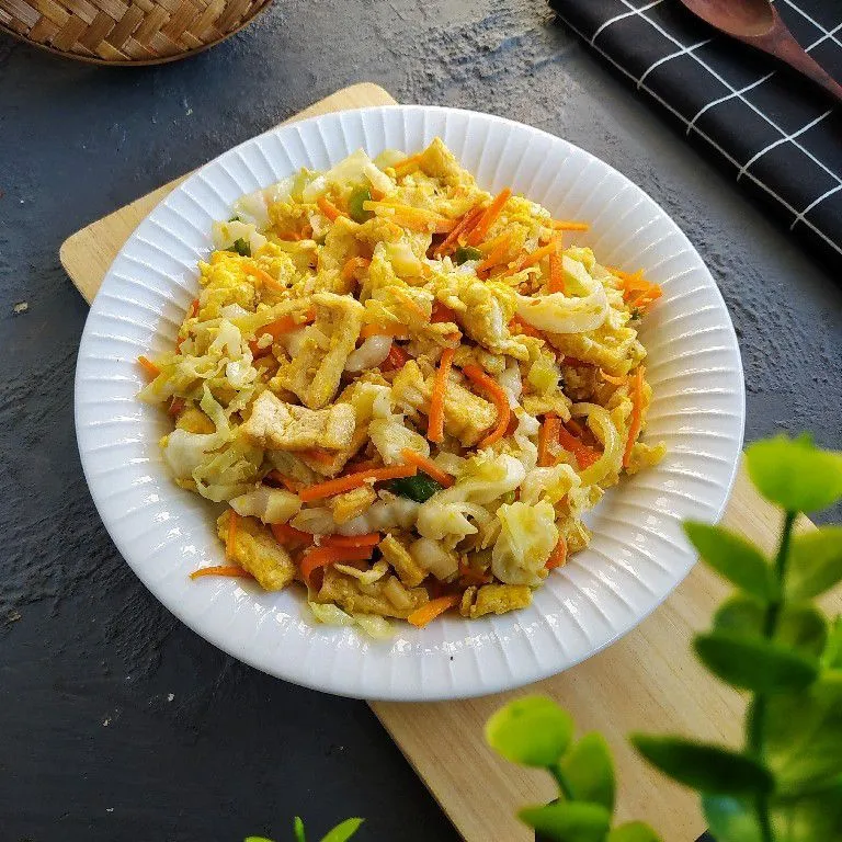 Orak-arik Tahu Telur Sayur