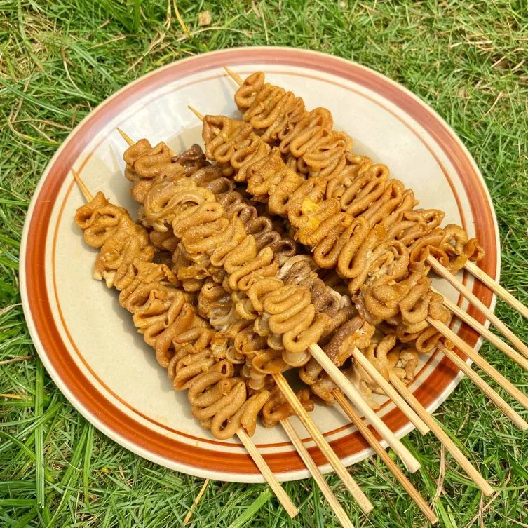 Sate Usus Ayam Ala Angkringan