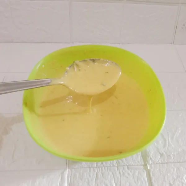 Adonannya seperti ini ya tidak encer.