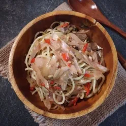 Spaghetti Tumis Kecombrang