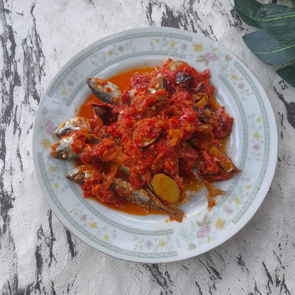 Balado Ikan Sarden Jengkol