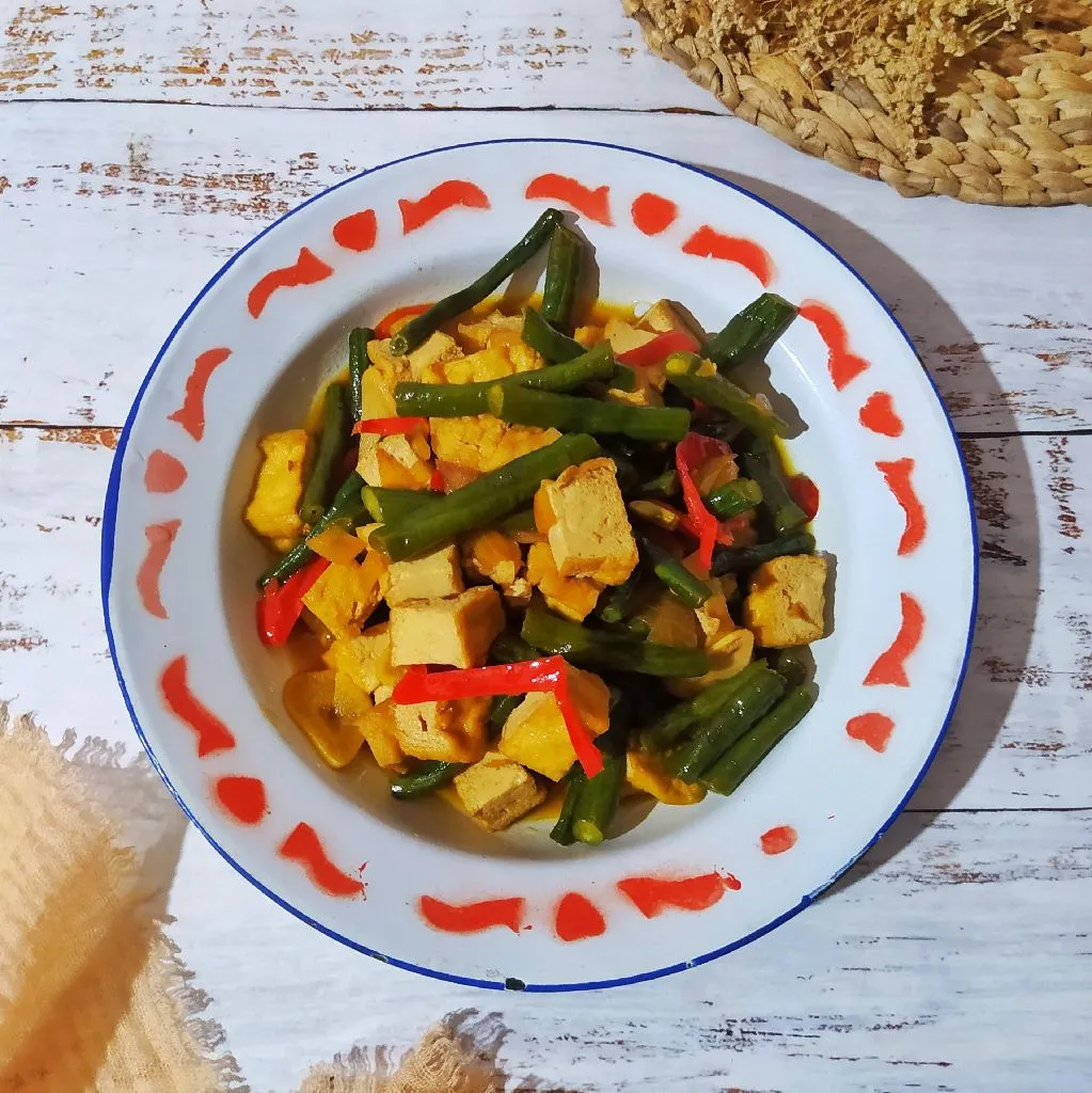 Oseng Tahu Kacang Panjang