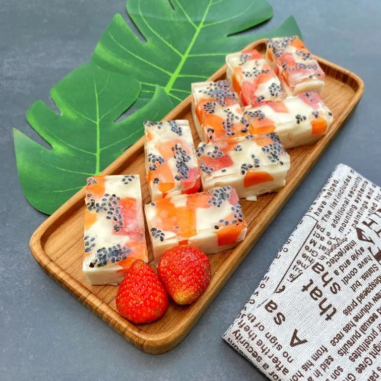 Pudding Jelly Semangka Pepaya