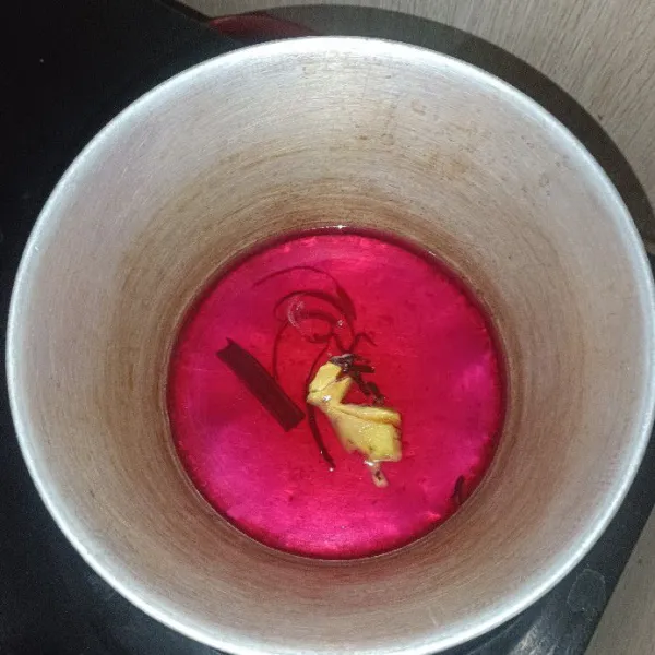 Lalu diamkan hingga suhunya hangat.