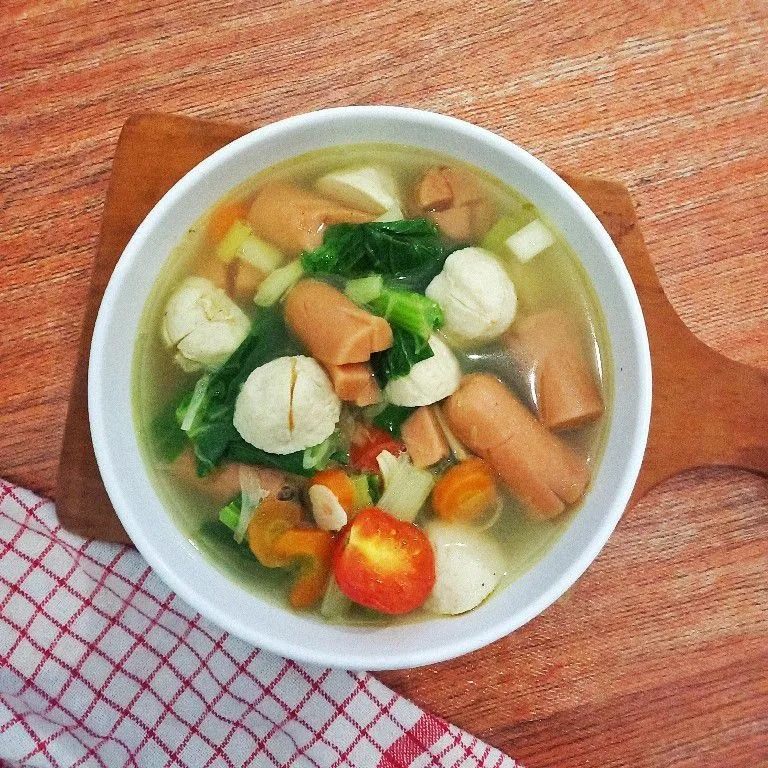 Resep Sop Bakso Sosis Sederhana Rumahan Di Yummy App