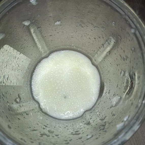 Blender hingga melon lembut.