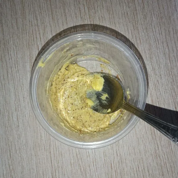 Aduk merata.