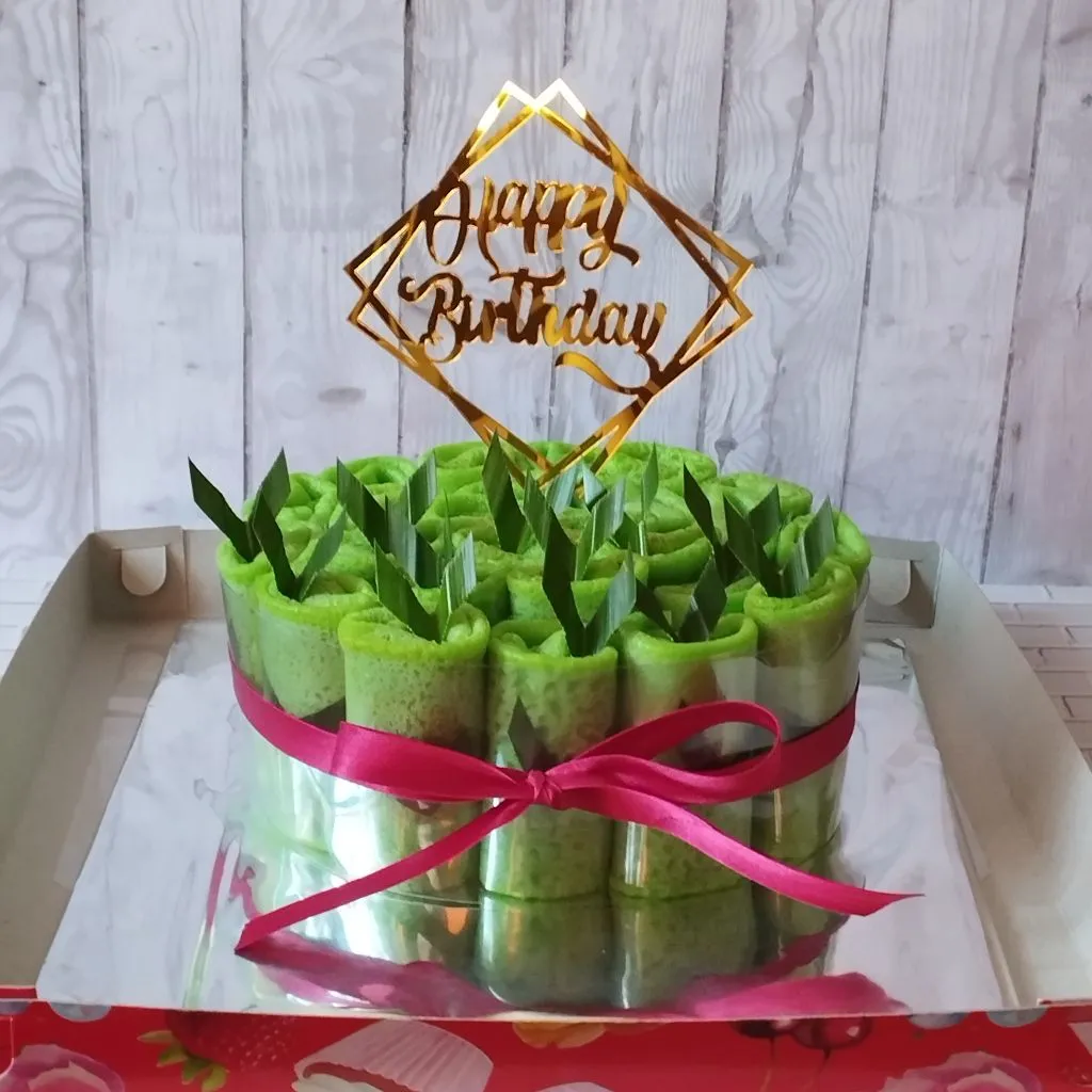 Dadar Gulung Birthday Cake