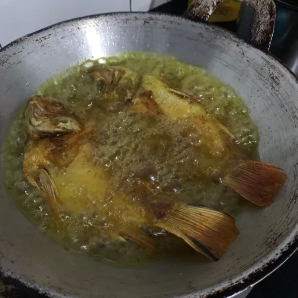 Goreng jangan terlalu kering.