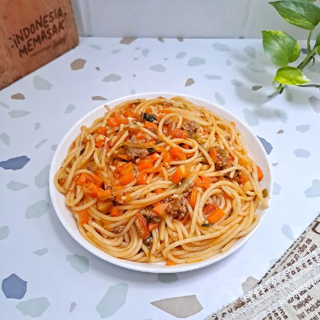 Spaghetti Daging Tomat