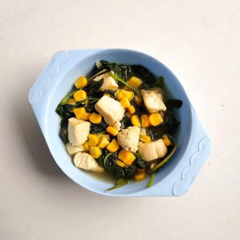 Tumis Bayam Pelangi (MPASI 12+)