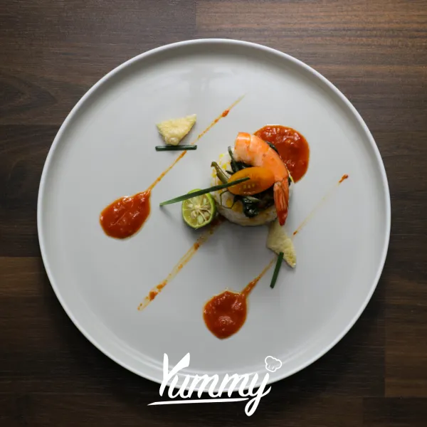 Buat plating yang menarik menu Nasi Jagung.