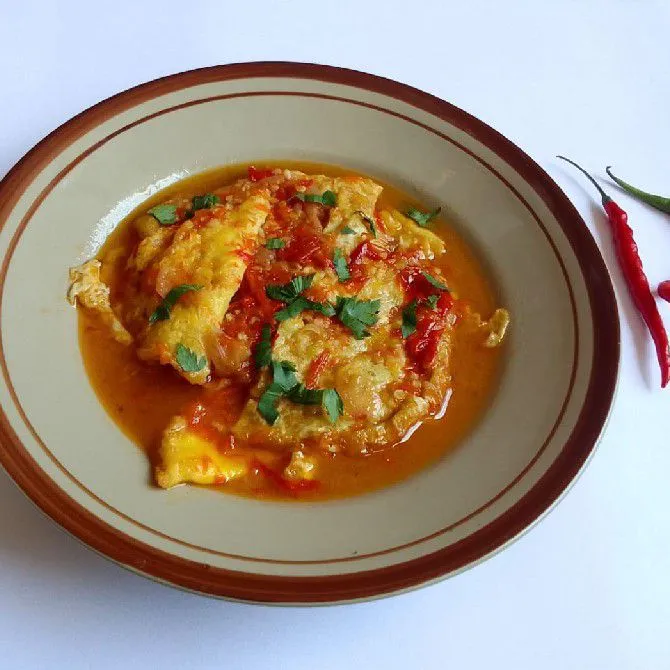 Telur Kuah Pedas