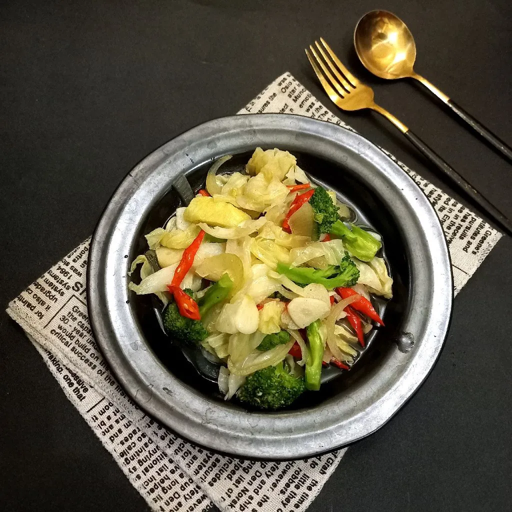 Tumis Kol dan Brokoli