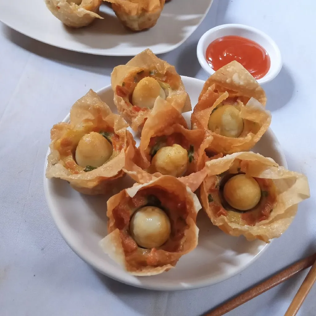 Pangsit Telur Goreng