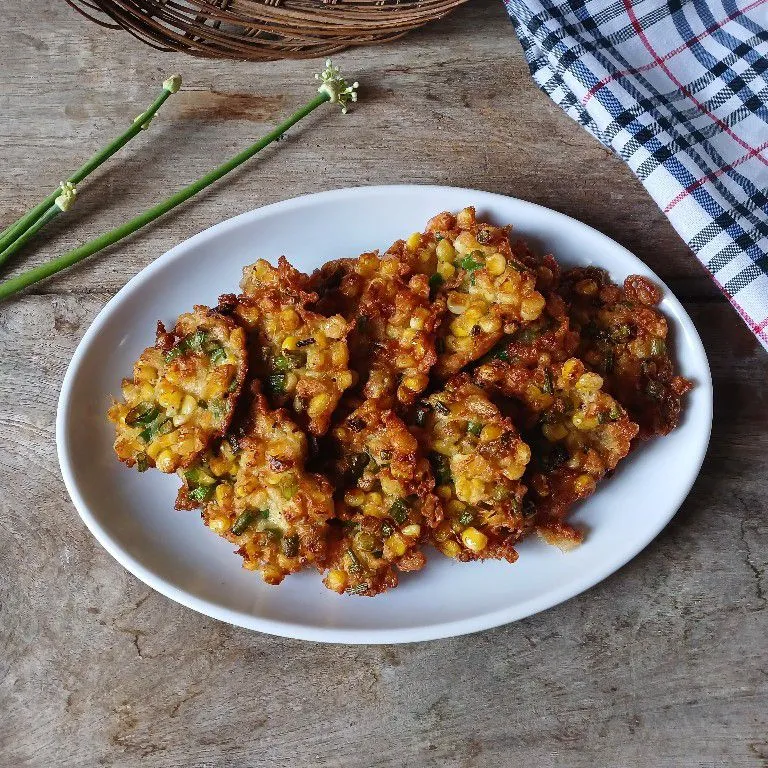 Bakwan Jagung Bunga Bawang