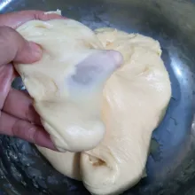 Setelah kalis, proofing selama 1 jam.