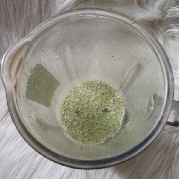Blender sampai benar-benar halus.