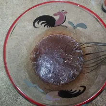 Aduk sampai tercampur dengan rata.