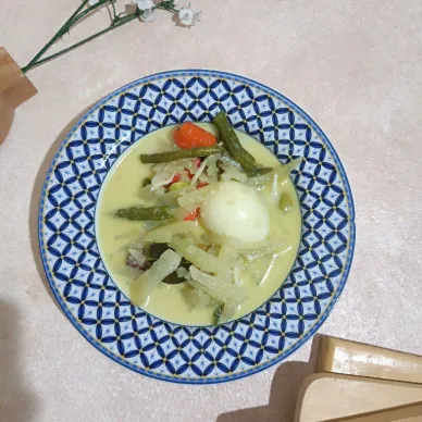 Opor Labu Telur Kuah Putih