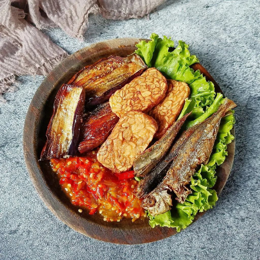 Sambel Ikan Tempe Terong