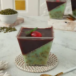 Puding Kacang Ijo Cokelat
