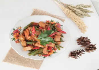 Tumis Bumbu Kecap Buncis Tahu Wortel
