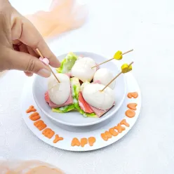Cute Egg Burger Puding