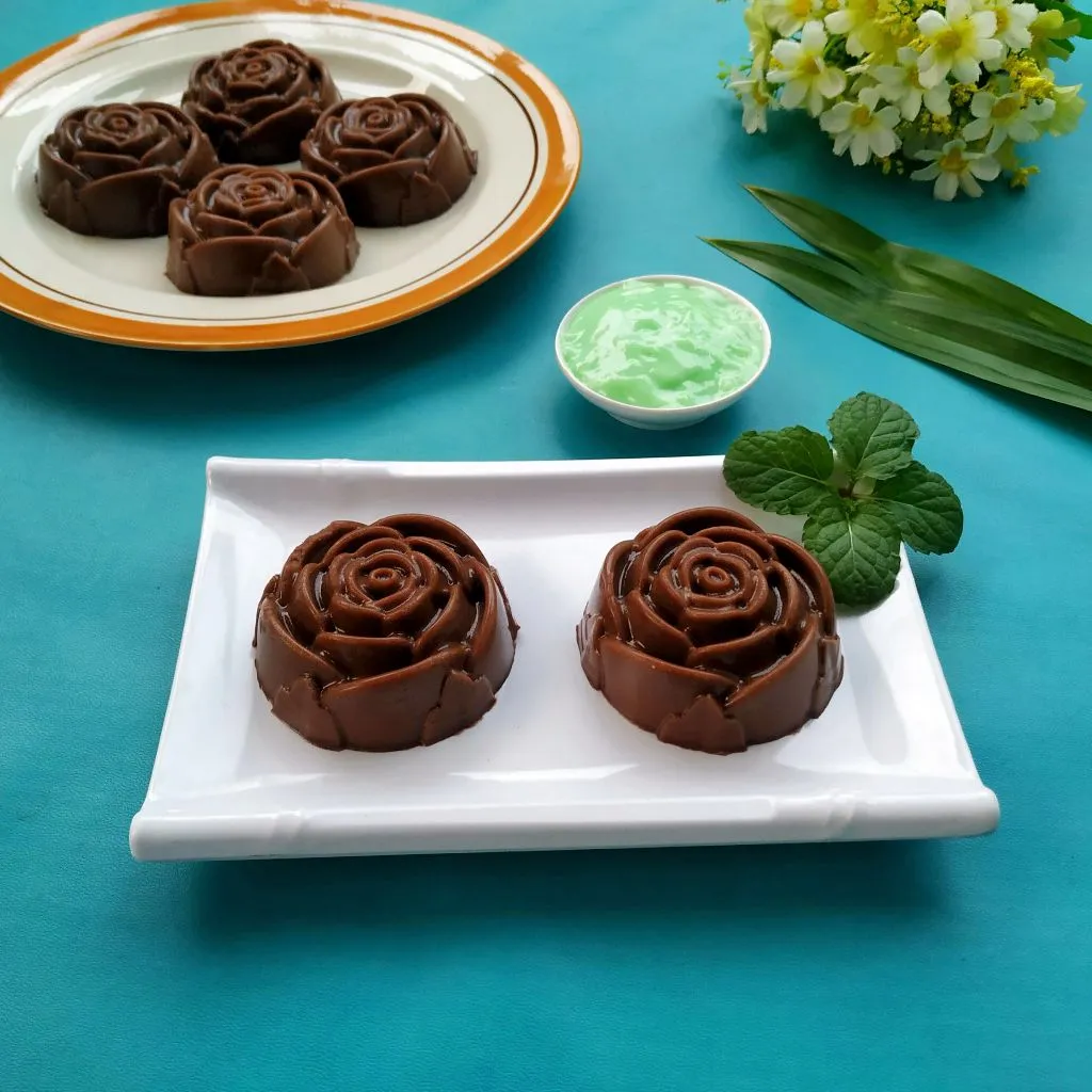 Pudding Dodol Vla Susu Pandan