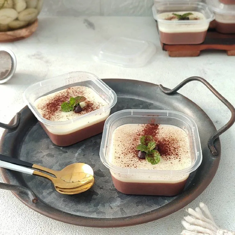 Choco Cheese Silky Puding