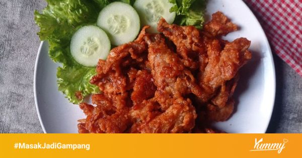 Ceker pedas sederhana disajikan dalam mangkuk kecil