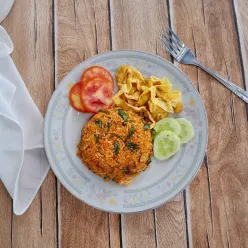 Nasi Goreng Daun Tapak Leman