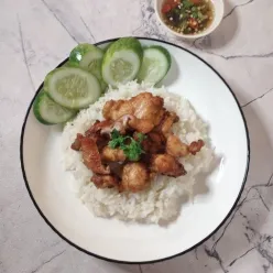 Ayam Goreng Tepung Saus Cabe