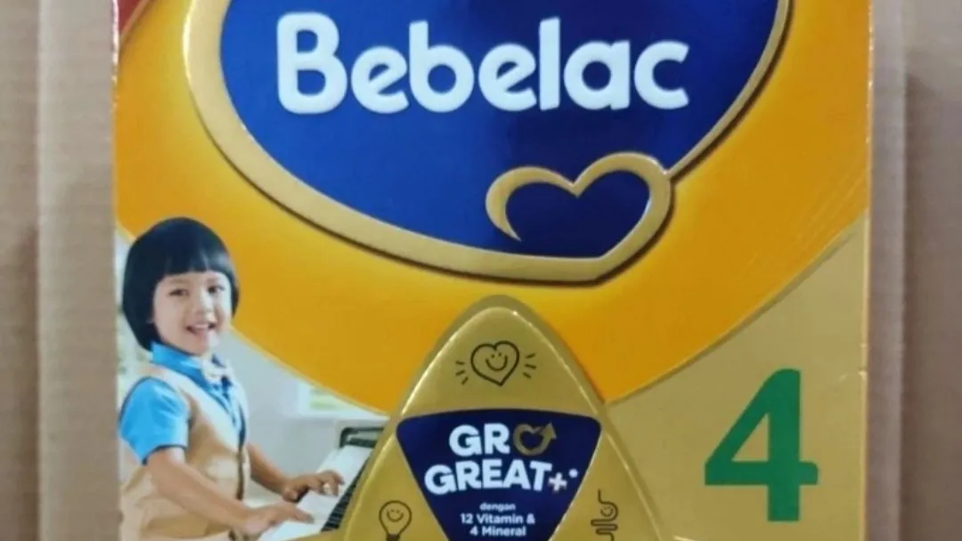 bebelac grogreat+ 4 susu penambah berat badan anak