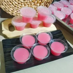 Puding Susu Strawberry