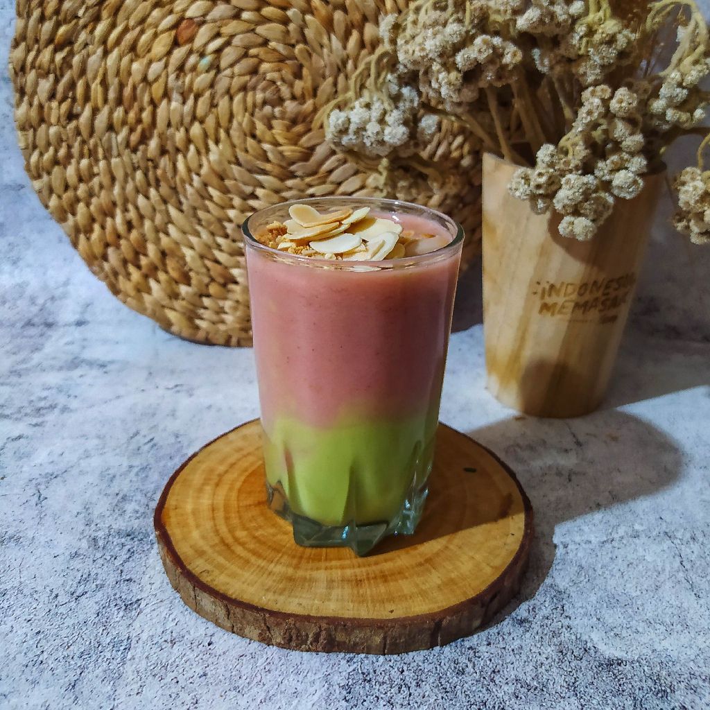 Resep Smoothies Alpukat Strawberry Apel Sederhana Rumahan Di Yummy App