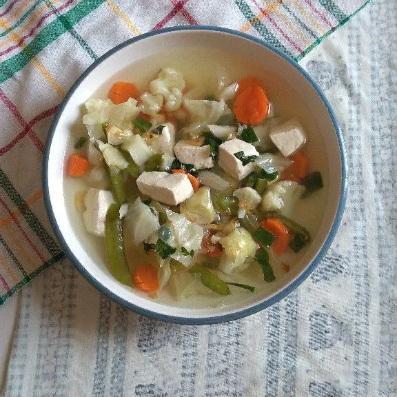 Sup Tahu Putih Sayur