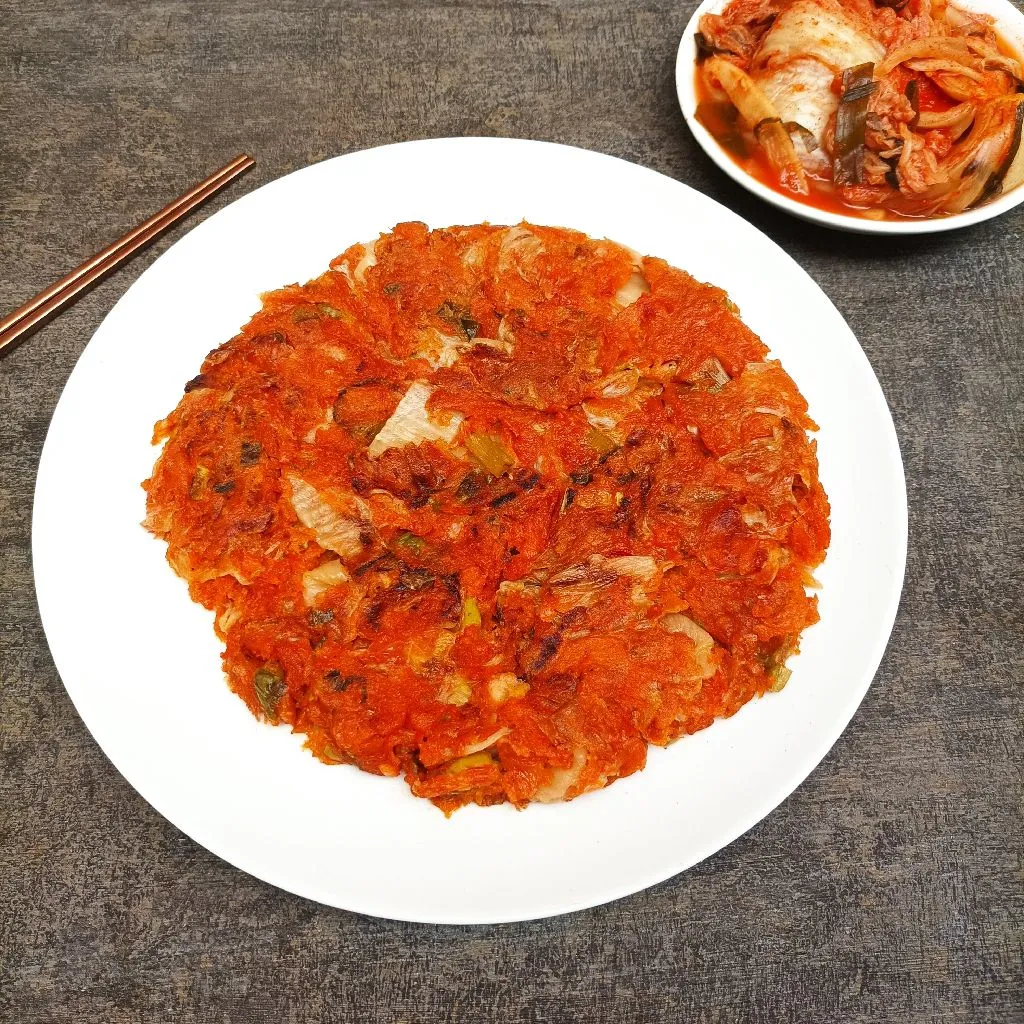 Kimchi Pancake (kimchijeon)