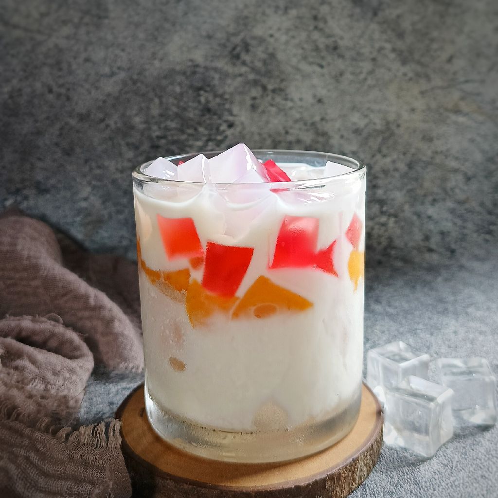 Resep Es Susu Mangga Jelly Nata Sederhana Rumahan di Yummy App