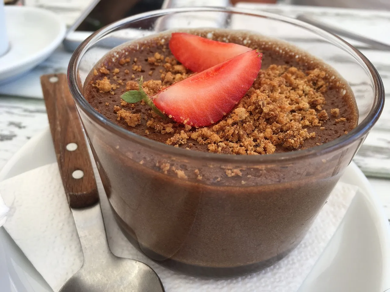 resep chocolate mousse in jar