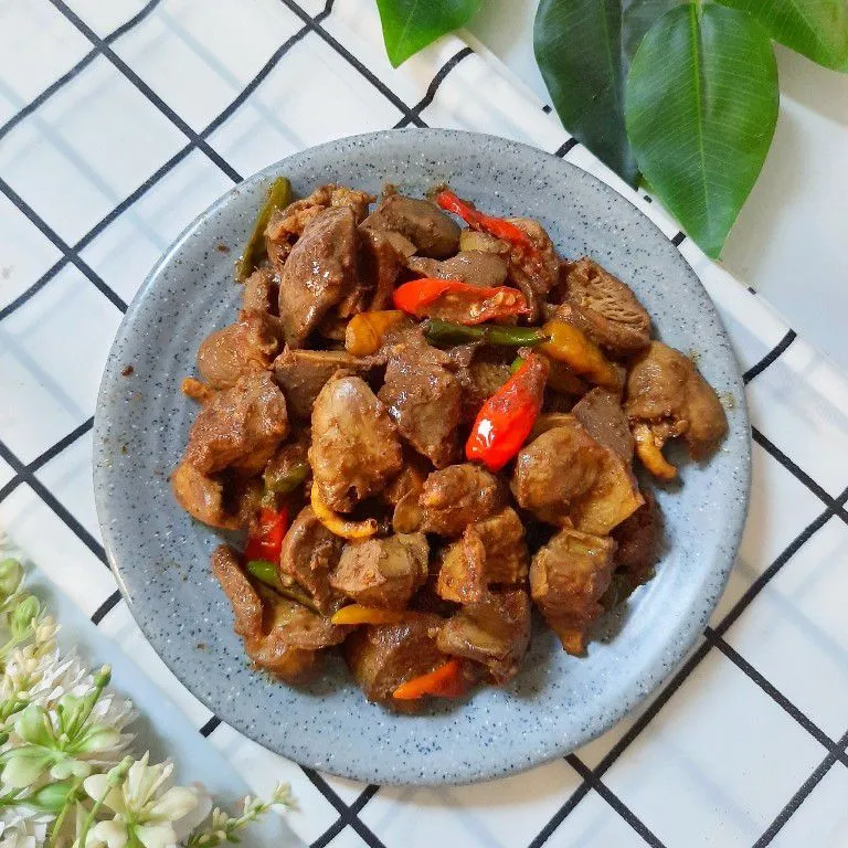 Ati Ampela Bumbu Rendang