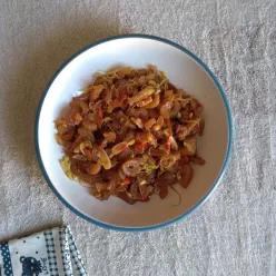 Tumis Kikil Kecambah Dele