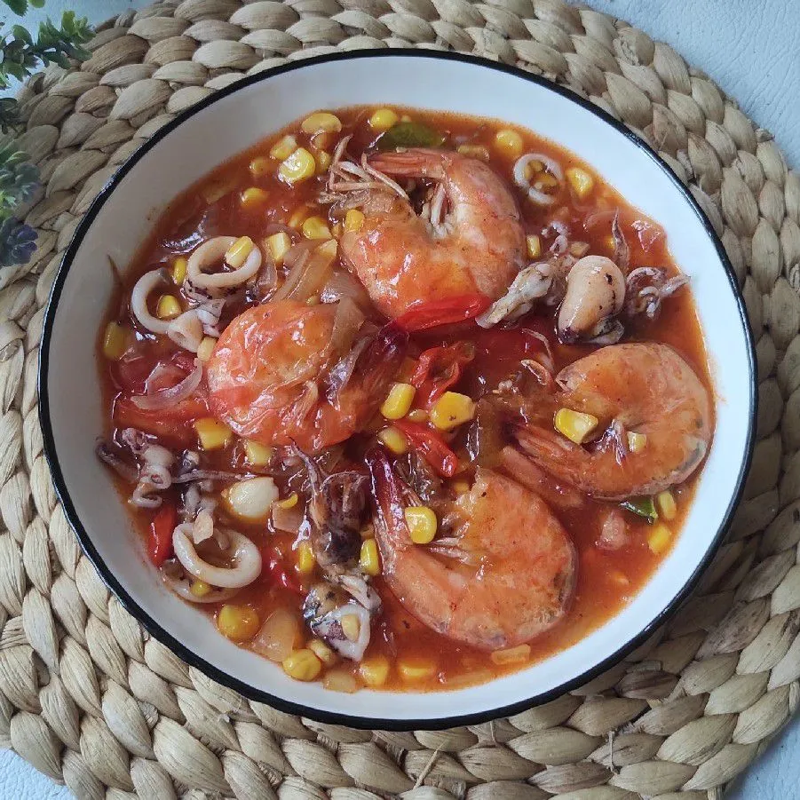 Cumi Udang Pedas Manis