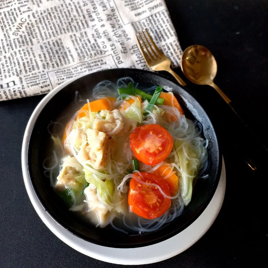 Sayur Sop Siomay Bihun