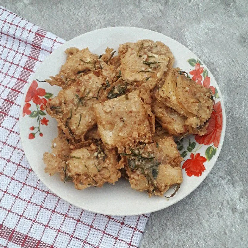 Tahu Selimut Peyek Kacang